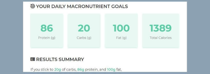 How-To-Start-A-Keto-Diet-And-Read-Macro-Calculator-Results-Example