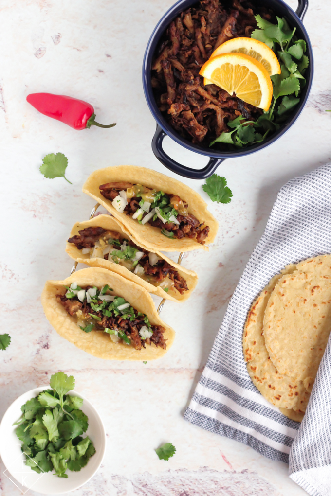 Keto Carnitas and Keto Tortillas