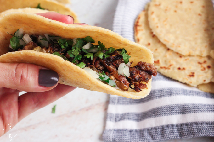 Keto Corn Tortillas With Keto Carnitas Tacos