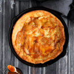 Keto Apple Dutch Baby With Keto Caramel Sauce