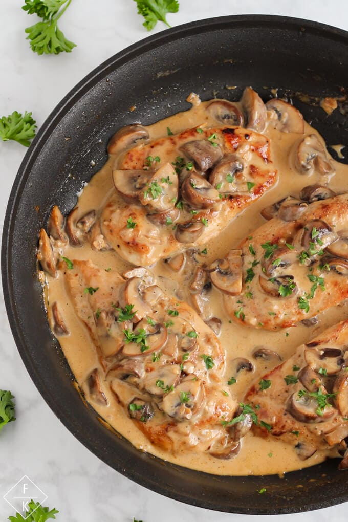 Keto Chicken Marsala