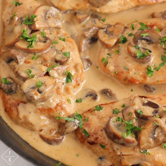 Keto Chicken Marsala