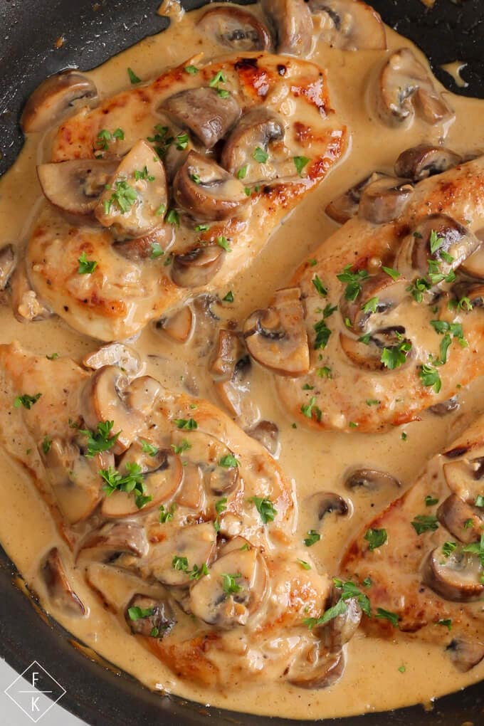 Keto Chicken Marsala