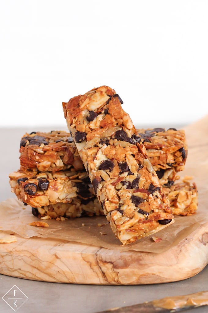 Keto Peanut Butter Granola Bars Without Oats!