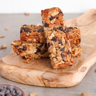 Keto Peanut Butter Granola Bars No Oats