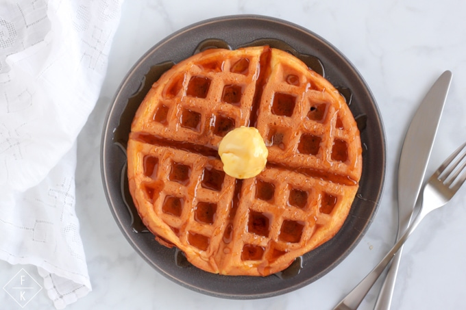 Crispy Keto Waffle Chaffle