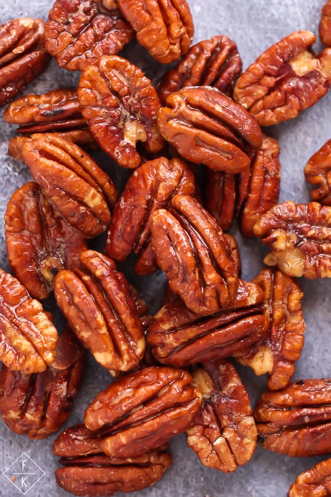 5 Minute Keto Glazed Pecans