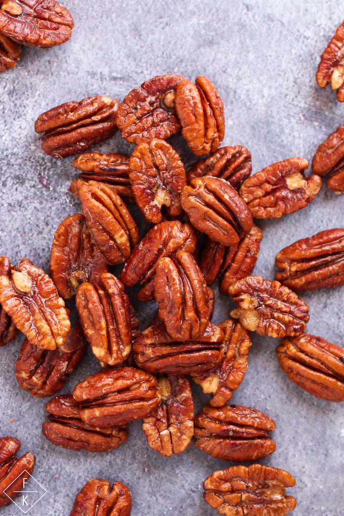 5 Minute Keto Glazed Pecans