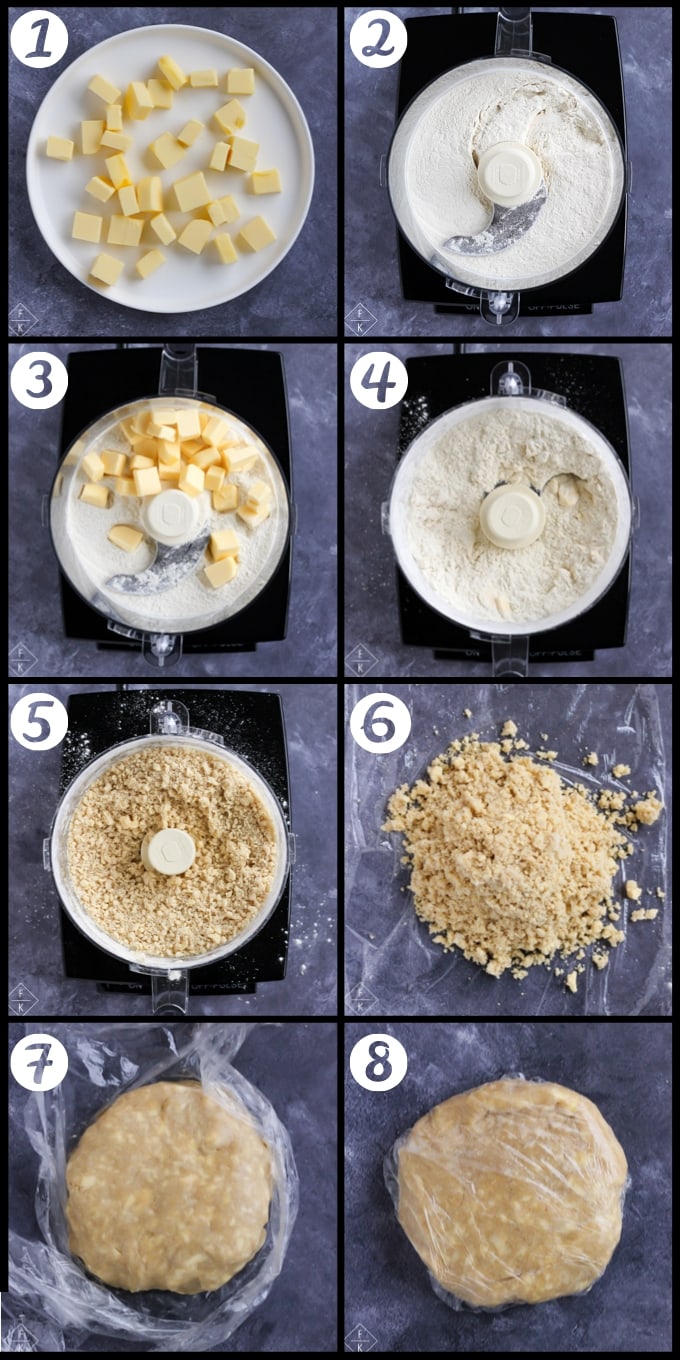 Low Carb Pie Crust Dough Process Photos