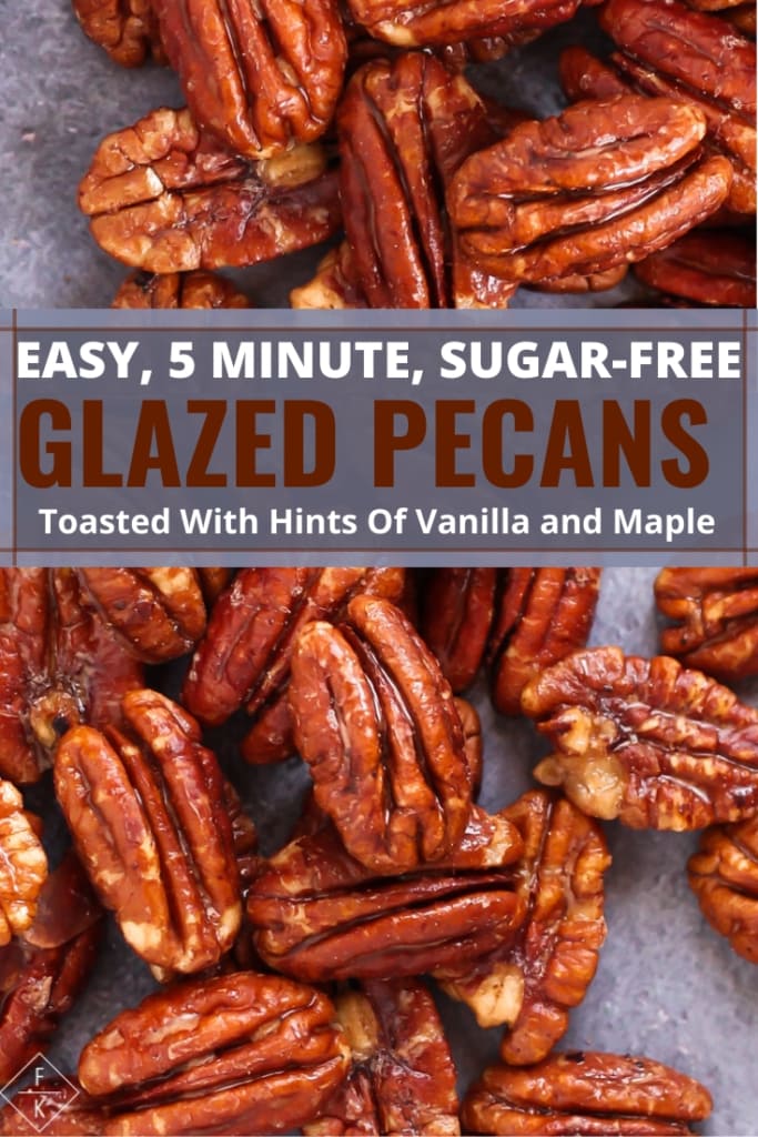 SUGAR-FREE, EASY, KETO GLAZED PECANS