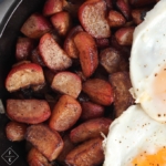 Keto Breakfast 'potatoes' aka radish fauxtatoes