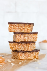 Keto Peanut Butter Rice Krispie Scotcheroo