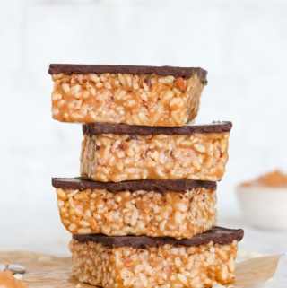 Keto Peanut Butter Rice Krispie Scotcheroo