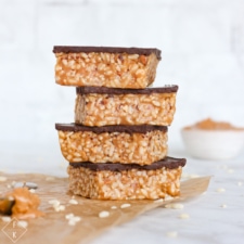 Keto Peanut Butter Rice Krispie Scotcheroos-image