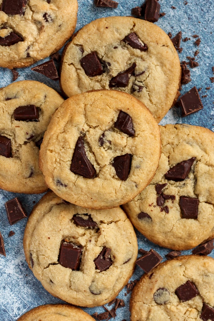 Keto Lupin Flour Chocolate Chip Cookies