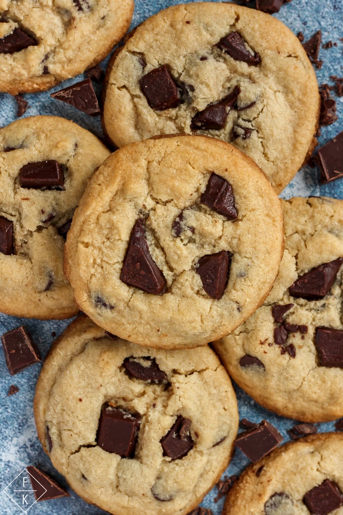 Keto Lupin Flour Chocolate Chip Cookies