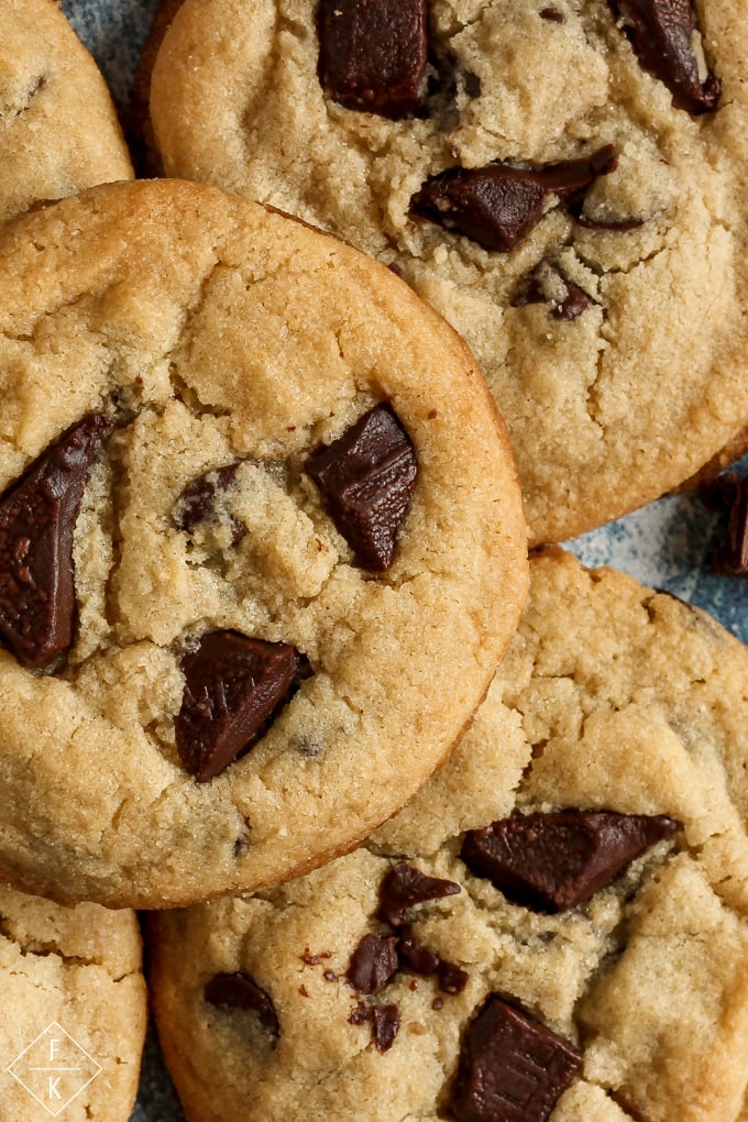 Keto Lupin Flour Chocolate Chip Cookies