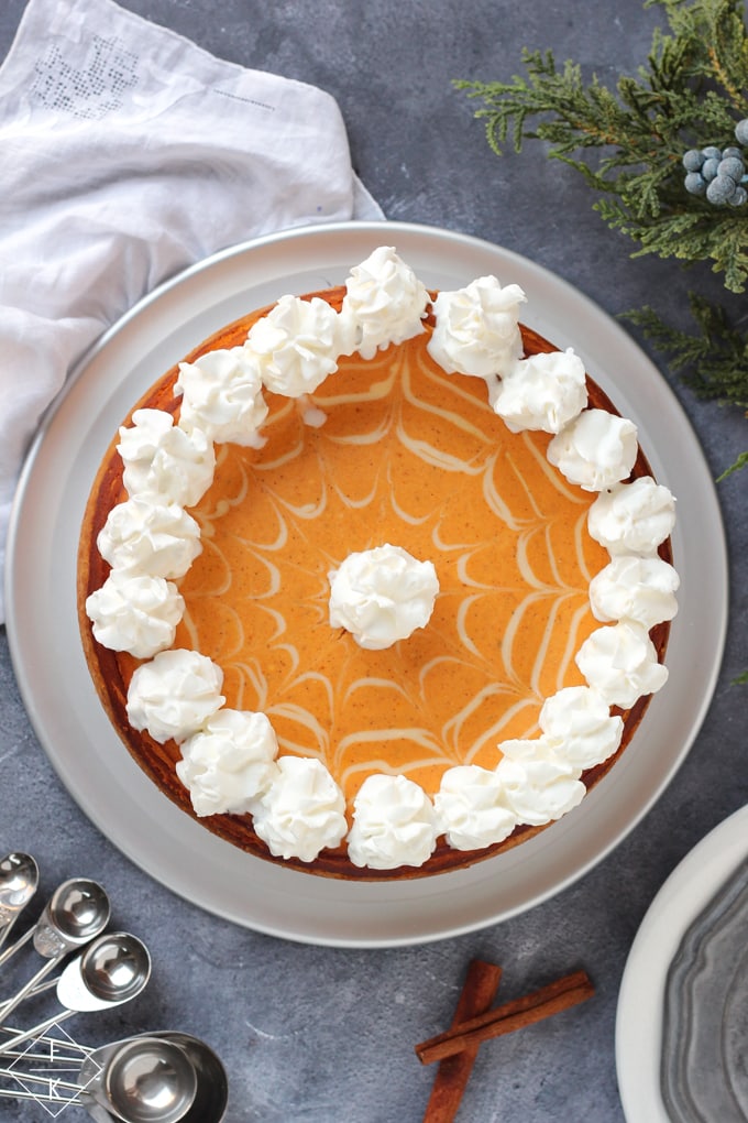 Keto Layered Pumpkin Cheesecake