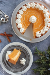 Keto Layered Pumpkin Cheesecake