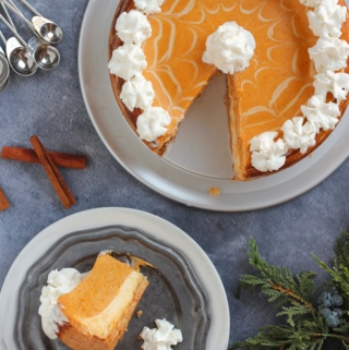 Keto Layered Pumpkin Cheesecake