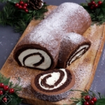 Keto Yule Log With Sugar-Free Chocolate Ganache Recipe