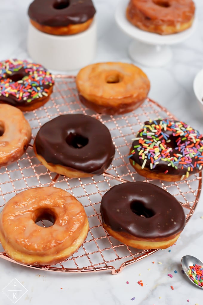 Low Carb yeasted donuts
